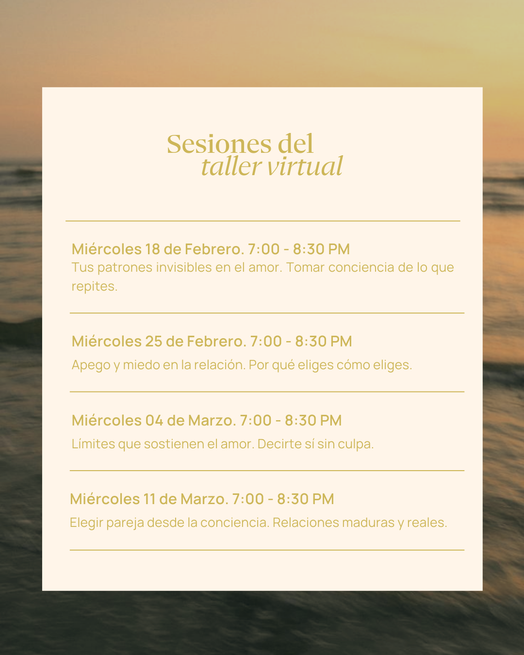 ¿Desde dónde amas?